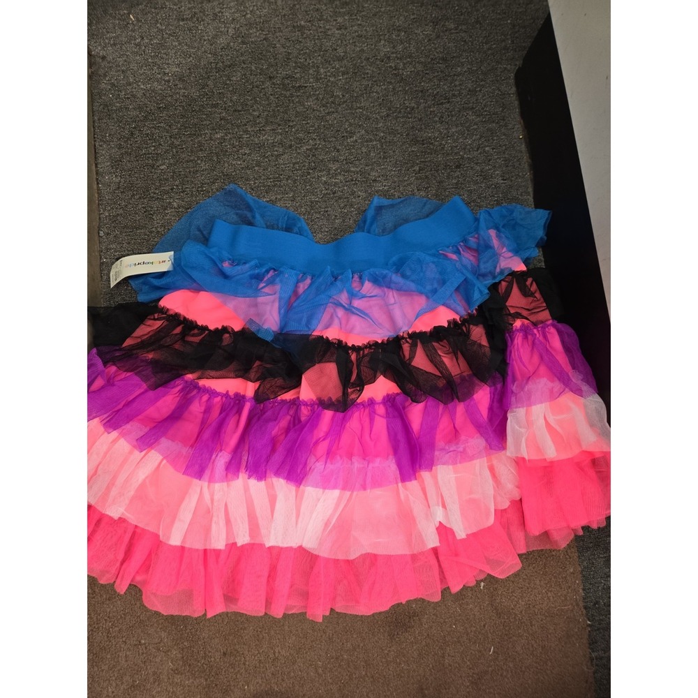 Take Pride Skirt Women's Size L TUTU Festival Rainbow Stretch